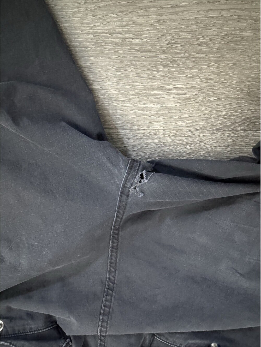 H&M Black Cargo Pants Large Elastic Waist Drawstring - Picture 5 of 6